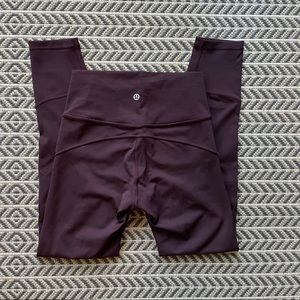 Lululemon In Movement Tight 25 Everlux Plum Shadow